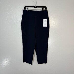 Athleta Endless Pant Womens 8 Petite Navy Blue Recycled Stretch Pull On New Tags